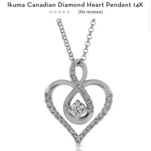 Ben Bridges Diamond Heart Pendant 14k